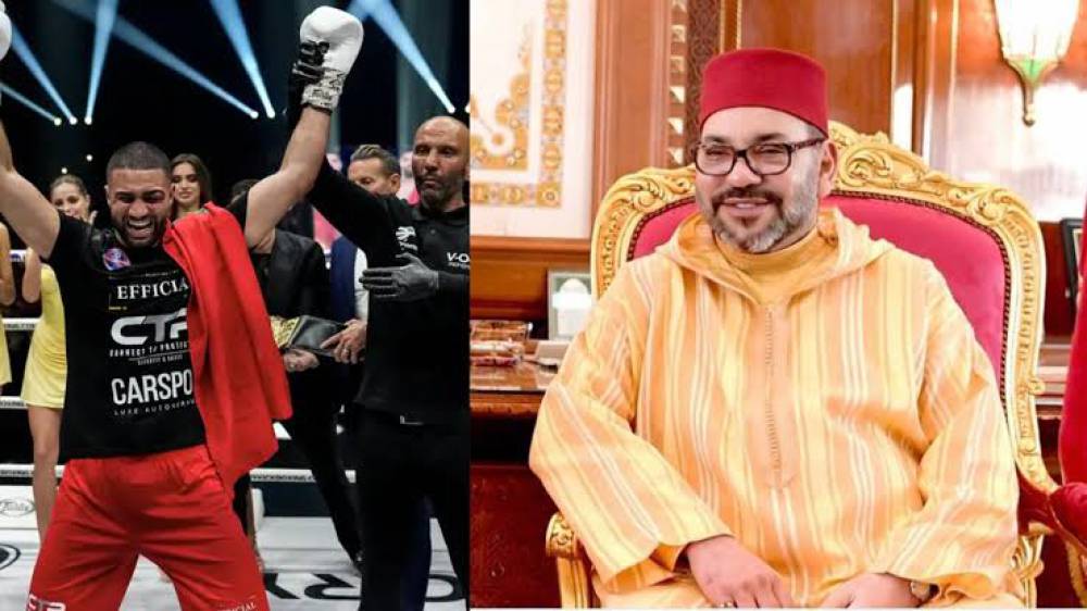 جلالة الملك يهنئ البطل العالمي محمد توشاسي بعد تتويجه بلقب عالمي في الكيك بوكسينغ
