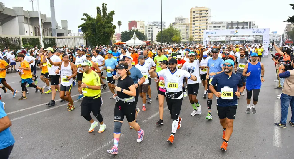 العداء المحجوب الدازا يمنح الم