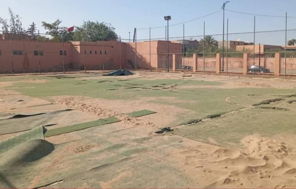 تدهور ملاعب دار الشباب سيدي يو